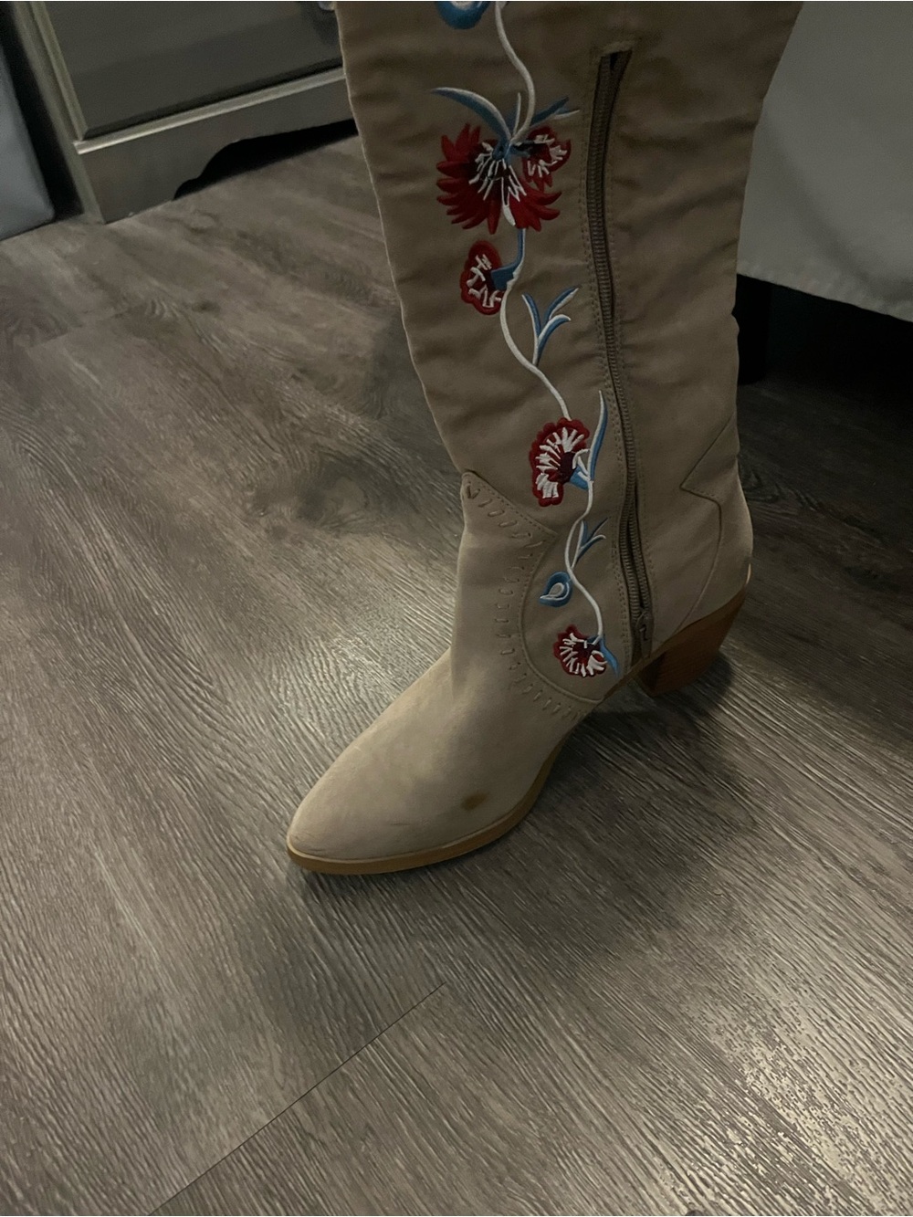 Carlos over the knee embroidered boots - Picture 6 of 7
